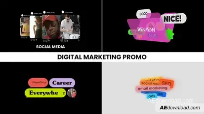 Digital Marketing Promo Openers template preview