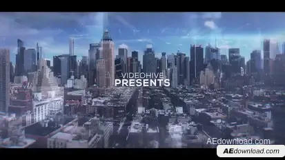 Digital Parallax Slideshow Video Displays template preview
