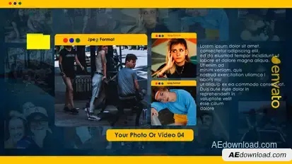 Digital Photo Slideshow Video Displays template preview