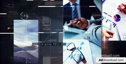 Digital Presentation Video Displays template preview