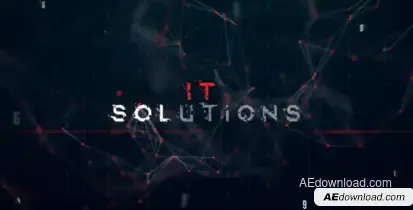 Digital Presentation Titles template preview