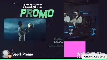 Digital Promo Video Displays template preview