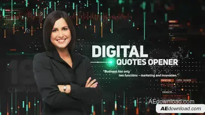 Digital Quotes Opener Openers template preview