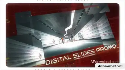 Digital Slides Promo Video Displays template preview