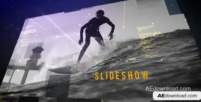 Digital Slideshow Video Displays template preview