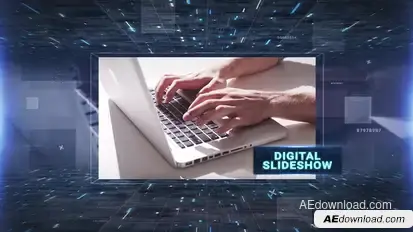 Digital Slideshow Video Displays template preview