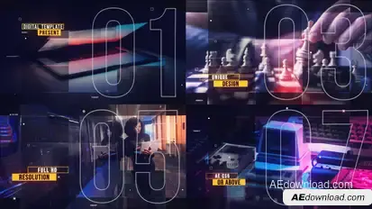 Digital Slideshow Product Promo template preview
