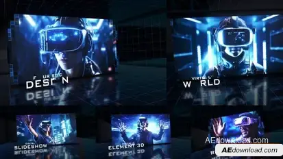Digital Slideshow Openers template preview