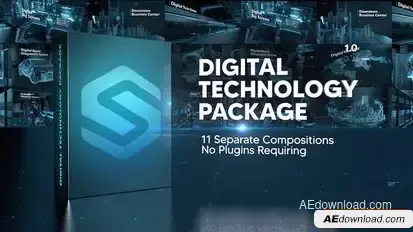 Digital Technology Package Openers template preview