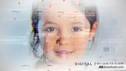 Digital Technology Slideshow Openers template preview
