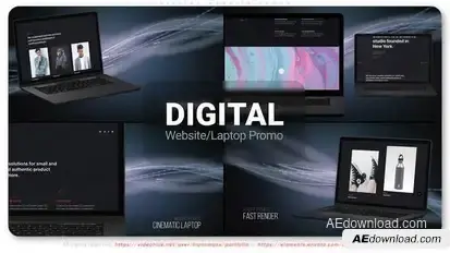 Digital Website Promo Product Promo template preview