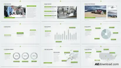 Digitalism - Corporate Presentation Video Displays template preview