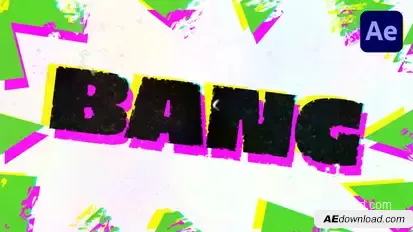 Dirty Cartoon Transitions Elements template preview