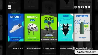 Discount Instagram Reels Product Promo template preview