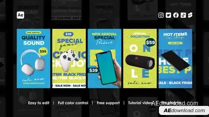 Discount Instagram Reels Product Promo template preview