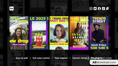 Discount Instagram Stories Product Promo template preview
