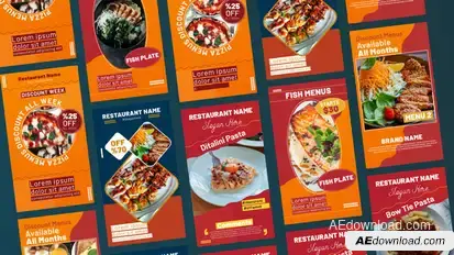 Discount Meal Sale Stories Product Promo template preview