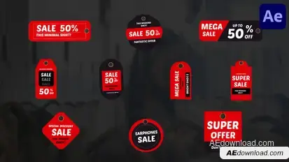 Discount Sale Titles | After Effects Titles template preview