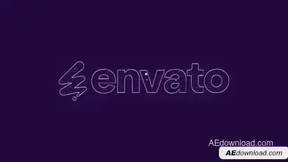 Displace Logo Intro Logo Stings template preview