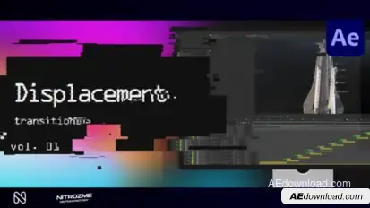Displacement Transitions Vol. 01 Elements template preview