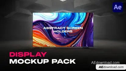 Display Mockup Pack Video Displays template preview