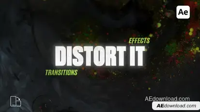 Distort It: Sleek and Stylish Distortion Transitions Elements template preview