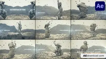 Videohive Distortion Of Time for After Effects Openers template preview