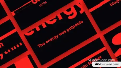 Distortion Opening Titles Titles template preview