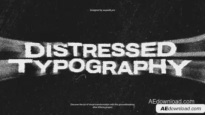 Distressed Typography Titles template preview