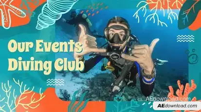Diving Club Promo Slideshow Product Promo template preview
