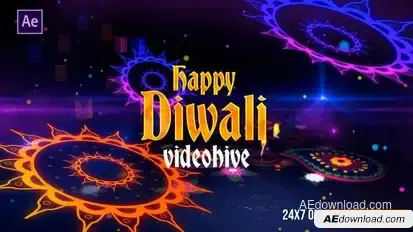 Diwali Celebration Intro Openers template preview