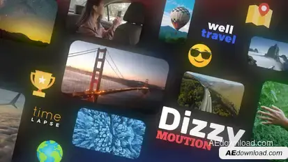 Dynamic Transition - Motion Transition Video Displays template preview
