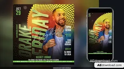 Dj Flyer Stories v23 Openers template preview