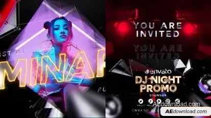 DJ Night Club Promo Openers template preview