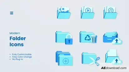 Document & Folder Element Elements template preview
