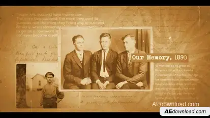 Documentary Historical Slideshow Video Displays template preview