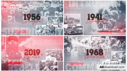 Documentary History Timeline Openers template preview