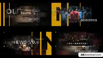 Documentary News Opener broadcast-packages template preview