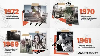 Documentary Slideshow Video Template Titles template preview