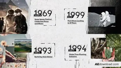 Documentary Titles & Slideshow Template Titles template preview