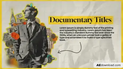 Documentary Titles - Vox Style Titles template preview