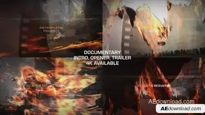 Documentary Trailer Openers template preview