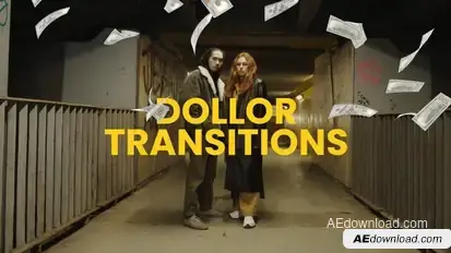 Dollar Money Transition Elements template preview