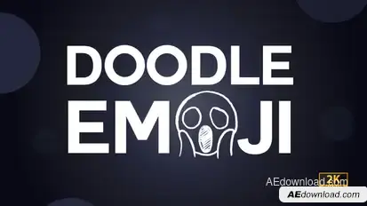 Doodle Emoji Elements template preview