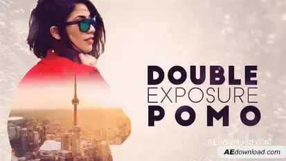 Double Exposure Promo Titles template preview