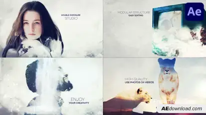 Double Exposure Studio | After Effects Openers template preview