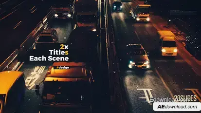 Double Titles Parallax Presentation Openers template preview