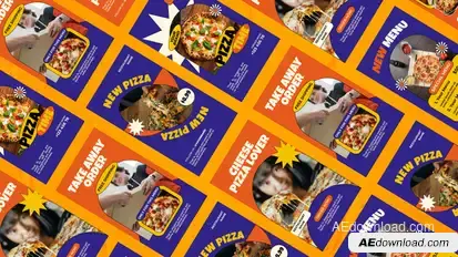 Dough Fruit Pizza Shop Reel Product Promo template preview