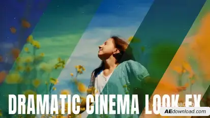 Dramatic Cinema Look Effects – Moody Color Grades & Film-Style Overlays Elements template preview