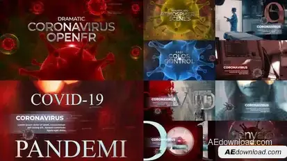 Videohive Dramatic Coronavirus Opener Openers template preview